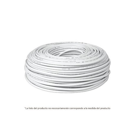 Cable THHW-LS, 10 AWG, color blanco rollo 100 m