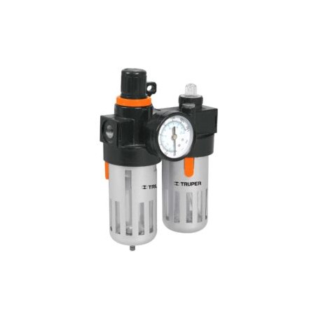 Filtro y regulador de presión de aire con módulo de lubricación