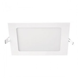 Luminario Led Slim De Empotrar Cuadrado, 6500K, 12W