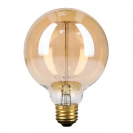 Lámpara Incandescente Vintage, 40W, Globo